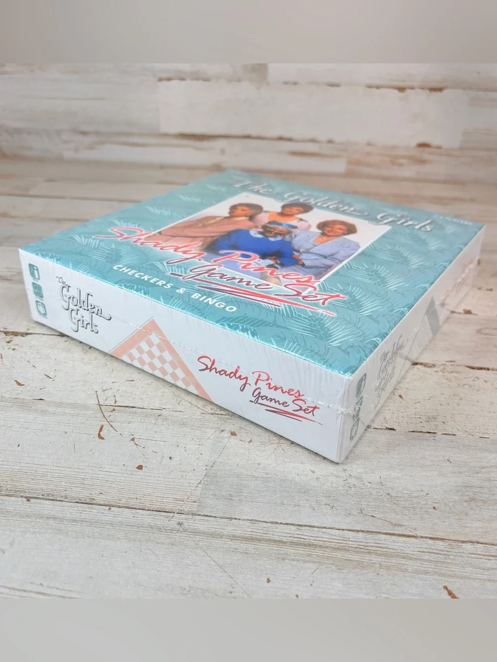 New! Sealed! Golden Girls Shady Pines Game Set - Checkers and Bonus Bingo!